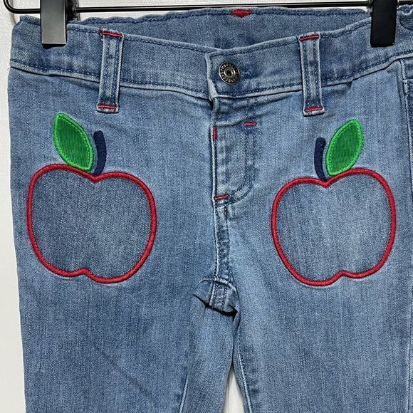 Gymboree Apple Jeans Size 6 EUC Apple for the Teacher Vntg - Picture 8 of 12